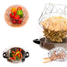 Load image into Gallery viewer, Magical Foldable Stainless Steel Kitchen Basket
