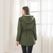 Load image into Gallery viewer, Waterproof Lightweight Rain Jacket Active Outdoor Hooded Raincoat for Women
