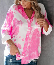 Load image into Gallery viewer, New gradient printing tie-dye shirt
