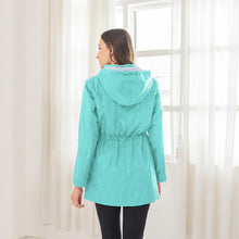 Load image into Gallery viewer, 🔥HOT SALE🔥Waterproof Lightweight Rain Jacket Active Outdoor Hooded Raincoat With Slant Pocket
