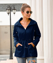 Load image into Gallery viewer, Waist Hooded Outdoor Climbing Rain Jacket For Women
