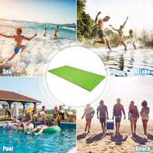 Load image into Gallery viewer, Floating Water Pad Mat,The Three-Layer XPE Foam Is Compounded Roll-Up Floating Island
