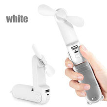 Load image into Gallery viewer, 2000/4800mAh 2/3 Speeds Handheld Portable Fan with 14-21 Hrs Runtime Quiet Mini Fan for Travel
