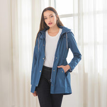 Load image into Gallery viewer, Waterproof Lightweight Rain Jacket Active Outdoor Hooded Raincoat for Women
