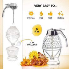 Load image into Gallery viewer, Jam Dispenser No Drip Honey Cup
