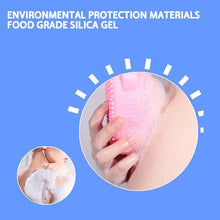 Load image into Gallery viewer, Silicone bathroom massage bath brush
