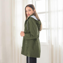 Load image into Gallery viewer, Waterproof Lightweight Rain Jacket Active Outdoor Hooded Raincoat for Women

