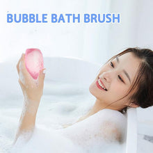 Load image into Gallery viewer, Silicone bathroom massage bath brush
