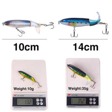Load image into Gallery viewer, Floating Rotating Tail Lures Hard Bait
