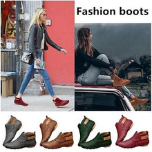 Load image into Gallery viewer, Women Comfy Daily Adjustable Leather Booties
