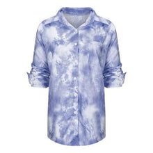 Load image into Gallery viewer, New gradient printing tie-dye shirt

