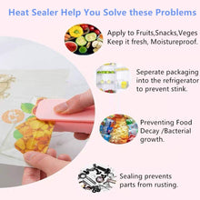 Load image into Gallery viewer, Plastic Bag Mini Heat Sealer Machine for Food Saver Storage Snack Fresh
