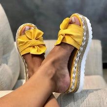 Load image into Gallery viewer, Women Casual Daily Comfy Bowknot Slip On Sandals
