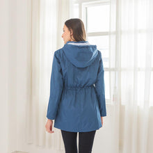 Load image into Gallery viewer, 🔥HOT SALE🔥Waterproof Lightweight Rain Jacket Active Outdoor Hooded Raincoat With Slant Pocket
