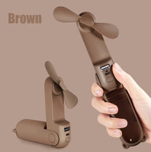 Load image into Gallery viewer, 2000/4800mAh 2/3 Speeds Handheld Portable Fan with 14-21 Hrs Runtime Quiet Mini Fan for Travel
