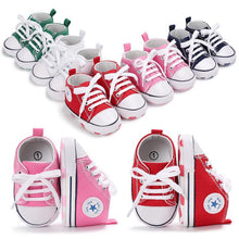 Load image into Gallery viewer, New Canvas Baby Sports Sneakers Baby Boys Girls Soft Sole Anti-slip
