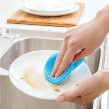 Load image into Gallery viewer, Antibacterial Silicone Dish Sponges Brush for Kitchen

