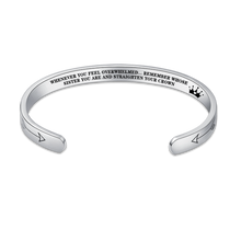 Load image into Gallery viewer, (Buy 2 Get 1 Free)"Remember...You Are and Straighten Your Crown" Adjustable Bracelet
