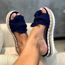 Load image into Gallery viewer, Women Casual Daily Comfy Bowknot Slip On Sandals
