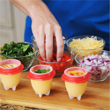 Load image into Gallery viewer, Nonstick Silicone Egg Cooking Cups Hard Boiled Egg without Shell
