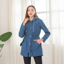 Load image into Gallery viewer, 🔥HOT SALE🔥Waterproof Lightweight Rain Jacket Active Outdoor Hooded Raincoat With Slant Pocket
