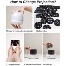Load image into Gallery viewer, 360 star rotating light projector
