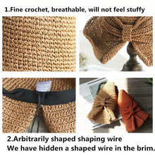 Load image into Gallery viewer, Brim &amp; Bow Summer Hat
