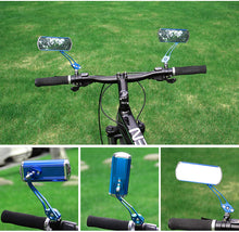 Load image into Gallery viewer, Aluminum Alloy 360 Degrees Safety Bicycle Rear View Mirror
