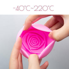 Load image into Gallery viewer, 3D Silicone Rose Shape Ice Cube Mold
