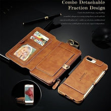 Load image into Gallery viewer, Samsung/iPhone Classic Retro Stand Wallet Case
