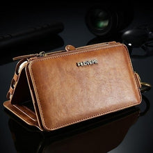 Load image into Gallery viewer, Samsung/iPhone Classic Retro Stand Wallet Case
