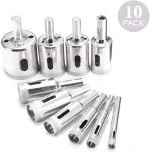 Load image into Gallery viewer, Glass Tile Marble Hole Drilling Bit Set（10PCS）
