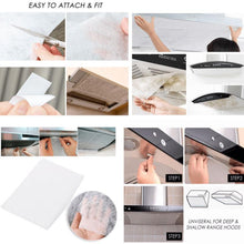 Load image into Gallery viewer, Nonwoven Oil Absorption Kitchen Range Hood Filter Paper-2 Pcs
