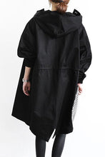 Load image into Gallery viewer, Water Resistant Oversized Hooded Windbreaker Rain Jacket
