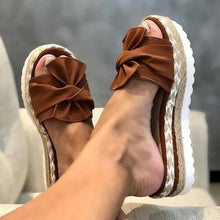 Load image into Gallery viewer, Women Casual Daily Comfy Bowknot Slip On Sandals
