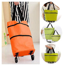 Load image into Gallery viewer, Foldable Shopping Bag With Wheels
