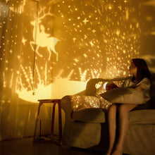 Load image into Gallery viewer, 360 star rotating light projector
