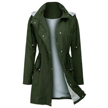 Load image into Gallery viewer, Women Waterproof Hood Lightweight Drawstring Long Jackets（Buy 2 Free Shipping and 15% Discount）
