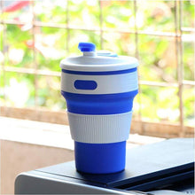 Load image into Gallery viewer, BREEZYLIVE 350ml Collapsible Telescopic Insulating Silicone Coffee Cup
