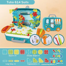 Load image into Gallery viewer, New Arrival!Secret of Educational and fun!Electric Drill Puzzle-Luxurious Set
