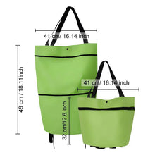 Load image into Gallery viewer, Foldable Shopping Bag With Wheels
