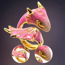 Load image into Gallery viewer, Gold Topaz Dragon Ring【Limited Quantities】
