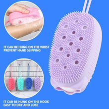 Load image into Gallery viewer, Silicone bathroom massage bath brush
