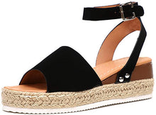 Load image into Gallery viewer, Women Platform Plus Size Sandals
