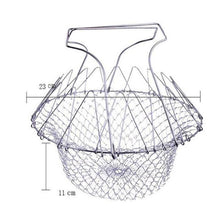 Load image into Gallery viewer, Magical Foldable Stainless Steel Kitchen Basket
