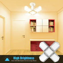 Load image into Gallery viewer, LED 4 Leaves Folding Light
