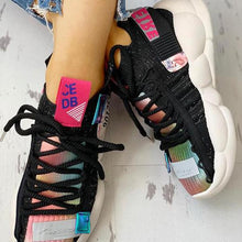 Load image into Gallery viewer, Knitted Breathable Lace-Up Casual Sneakers (True to size,if between please size up)
