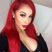 Load image into Gallery viewer, Brazilian Deep Part Lace Front Human Hair Wigs Straight hair Lady Wig
