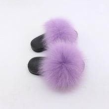Load image into Gallery viewer, (BUY 2 FREE SHIPPING&amp;GET 10%OFF) Faux Fur Luxury Slides Slippers
