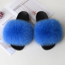 Load image into Gallery viewer, (BUY 2 FREE SHIPPING&amp;GET 10%OFF) Faux Fur Luxury Slides Slippers
